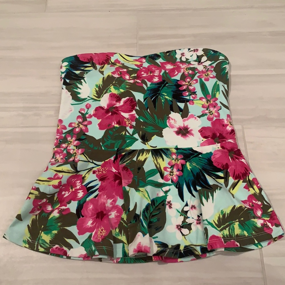 Express Peplum Floral Top